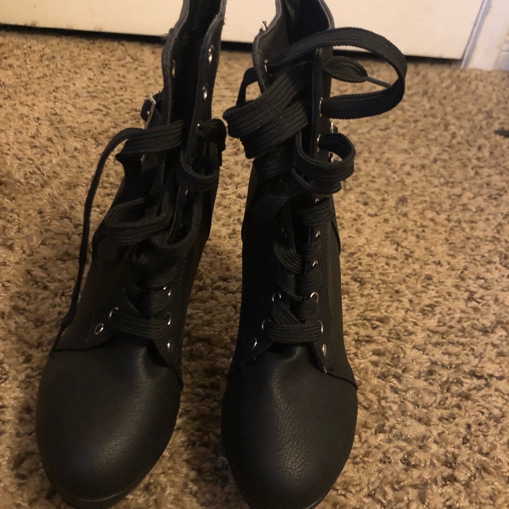 Black boots